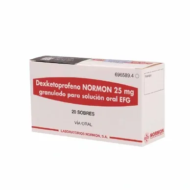 DEXKETOPROFEN NORMON 25 mg x 20 BUSTINA