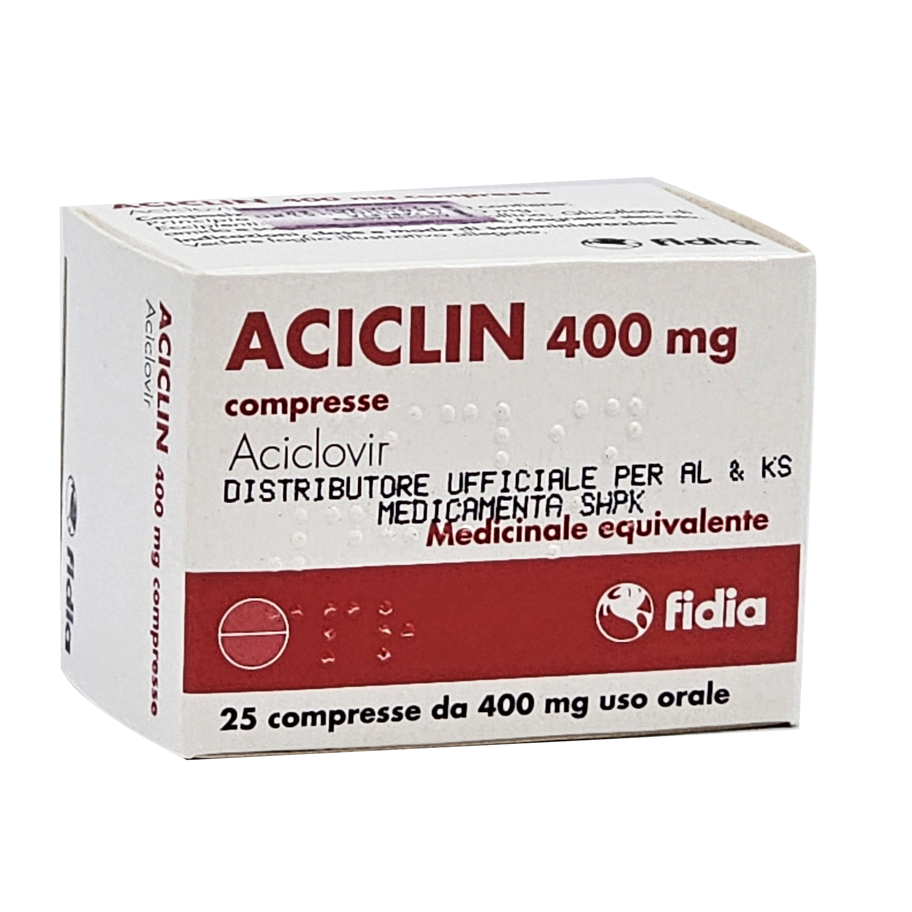 ACICLIN 400 mg x 25 TABLETA