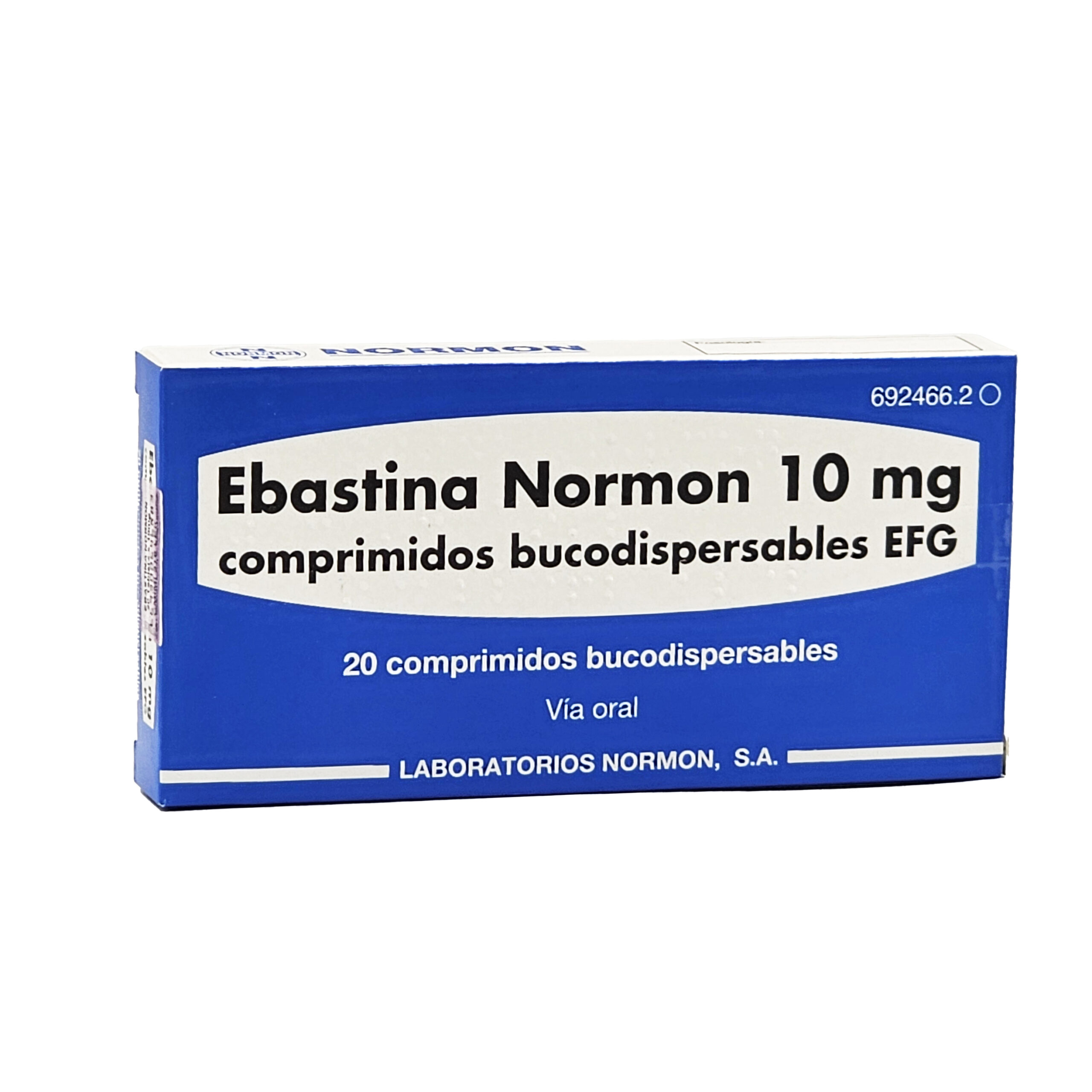 EBASTINA NORMON 10 mg x 20 TABLETA