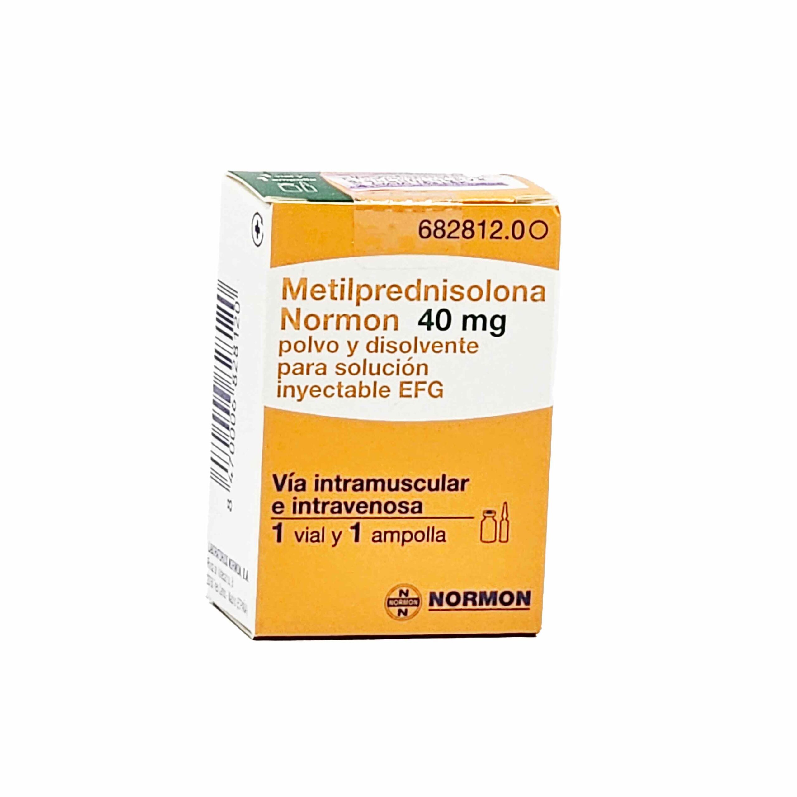 METILPREDNISOLON NORMON 40 mg x 1 AMPULË