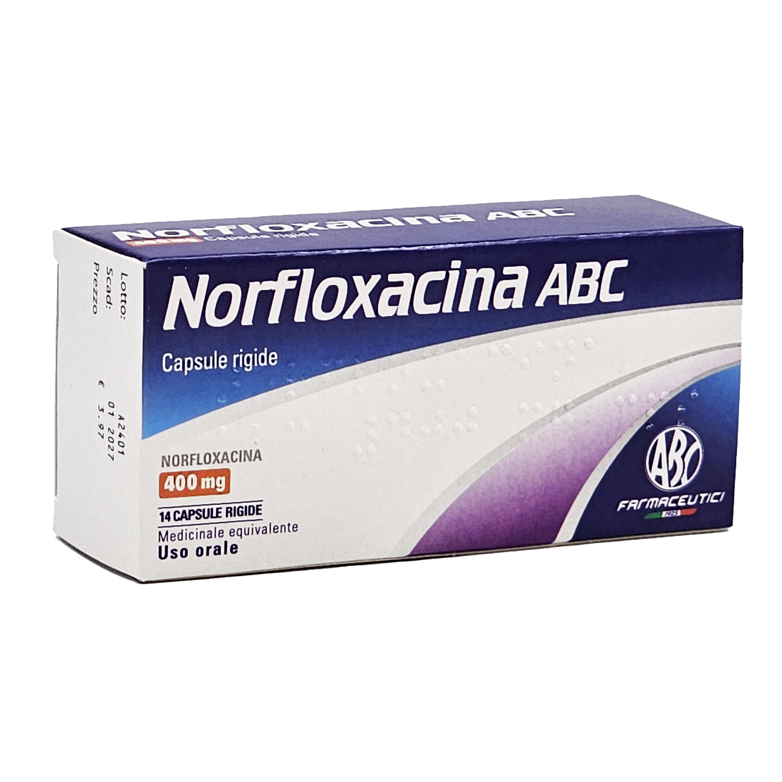 NORFLOXACINA ABC 400 mg x 14 KAPSULA