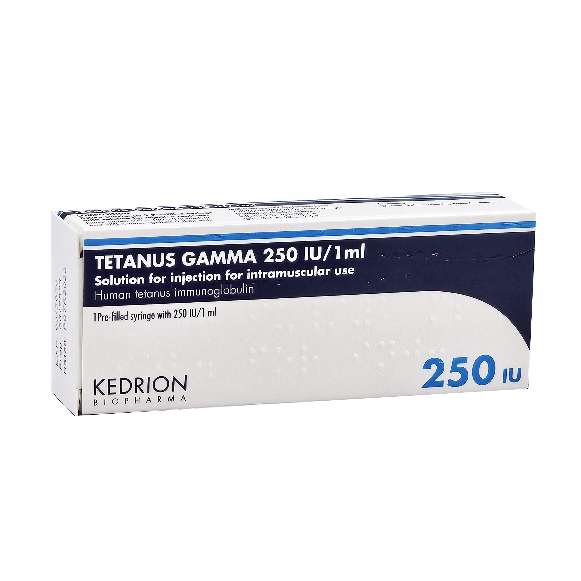 TETANUS GAMMA 250 IU/1 ml -SOLUCION PËR INJEKSION INTRAMUSKULAR