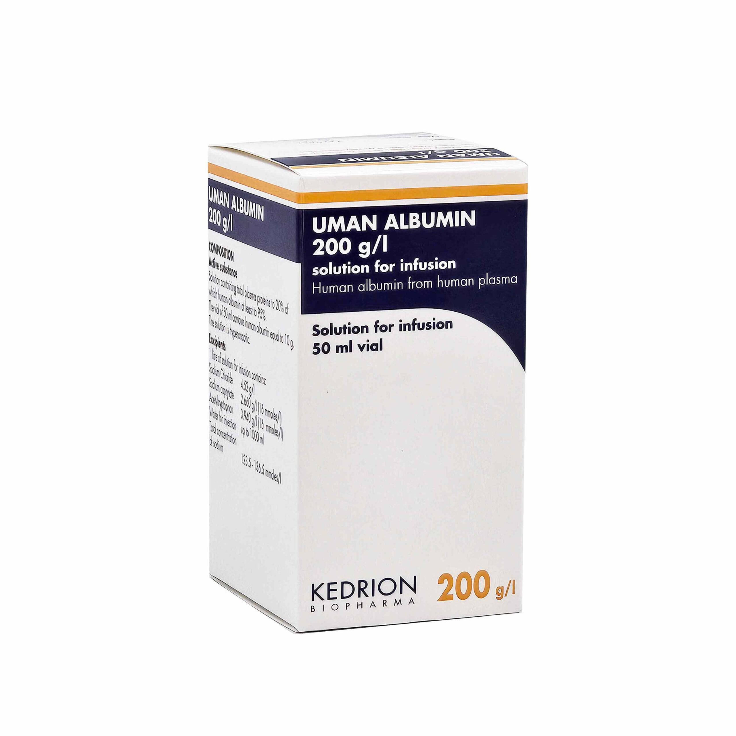 UMAN ALBUMIN 200 g/l - 50 ml