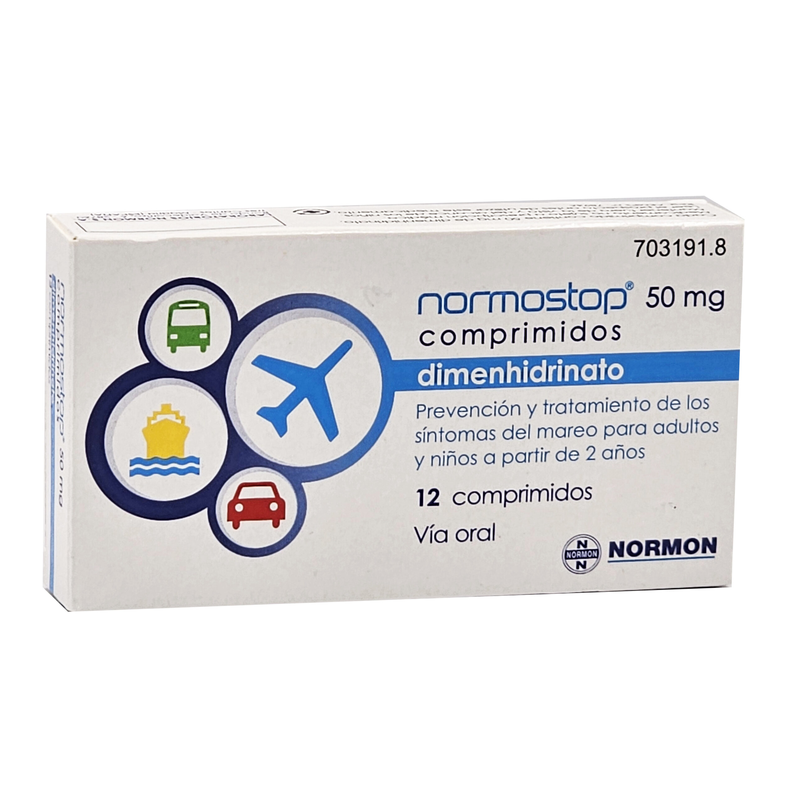 NORMOSTOP 50 mg X 12 TABLETA