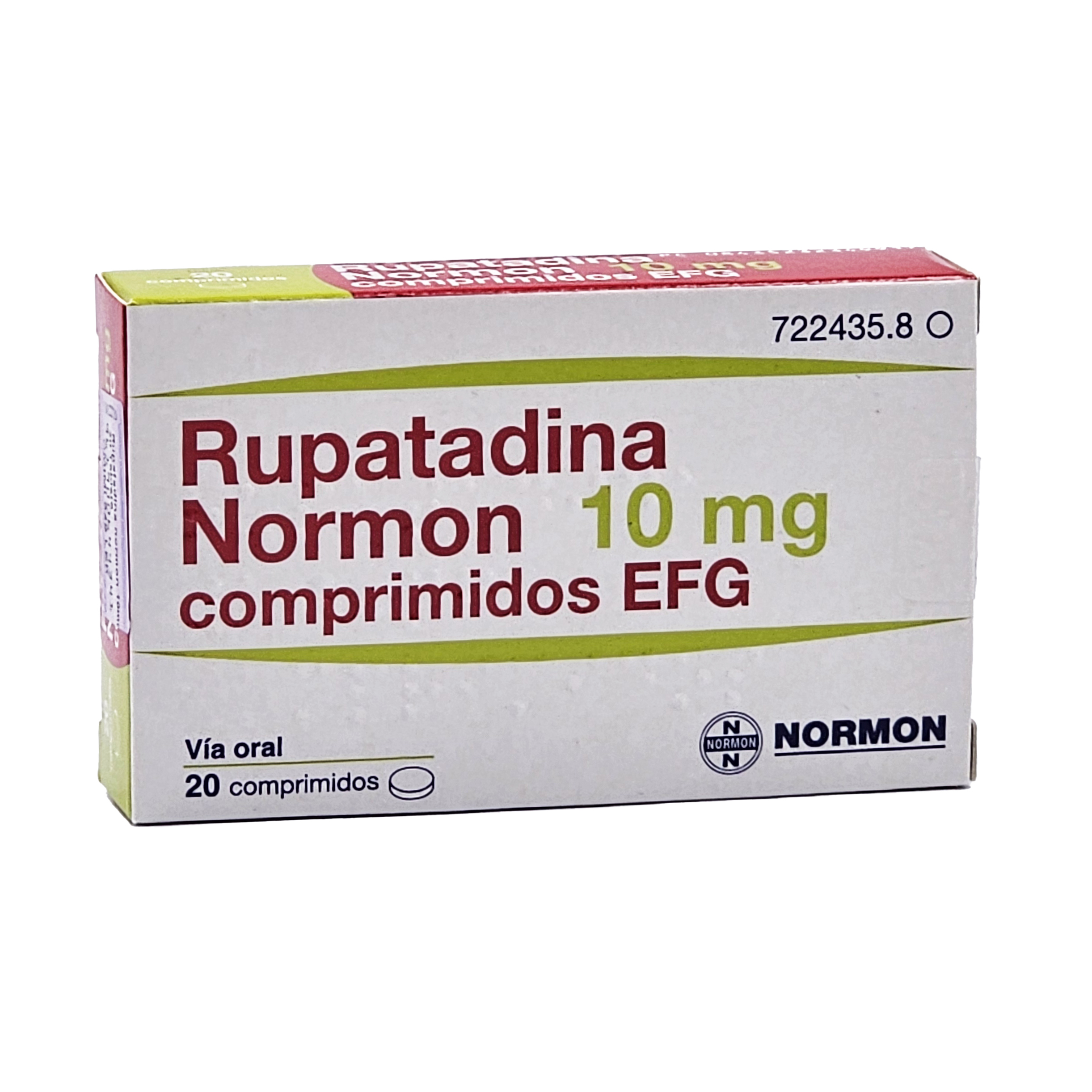 RUPATADINA NORMON 10 mg X 20 TABLETA
